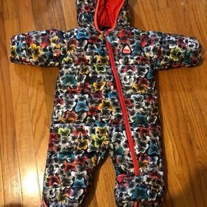 Colorful Kids One Piece Snowsuit